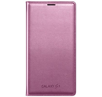 Husa Flip Wallet Cover, Galaxy S5 G900, Glam Pink 