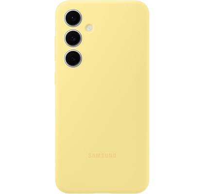 Husa Silicone Case pentru Samsung Galaxy S24 FE, Yellow