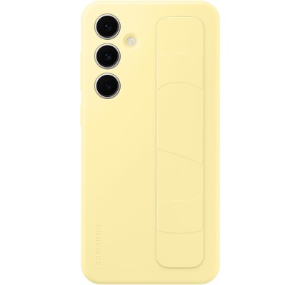 Husa Standing Grip Case pentru Samsung Galaxy S24 FE, Yellow