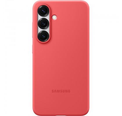 Husa Silicone Cover pentru Samsung Galaxy S25, Red