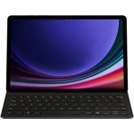 Husa Book Cover Keyboard Slim pentru Galaxy Tab S9 | S9 FE, Black