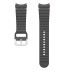 Curea Samsung Sport Band pentru Galaxy Watch7, Watch6, Watch5 Pro, M/L, 22mm, Dark Gray