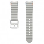 Curea Samsung Sport Band pentru Galaxy Watch7, Watch6, Watch5 Pro, M/L, 22mm, Silver