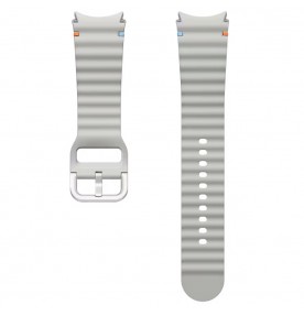 Curea Samsung Sport Band pentru Galaxy Watch7, Watch6, Watch5 Pro, M/L, 22mm, Silver