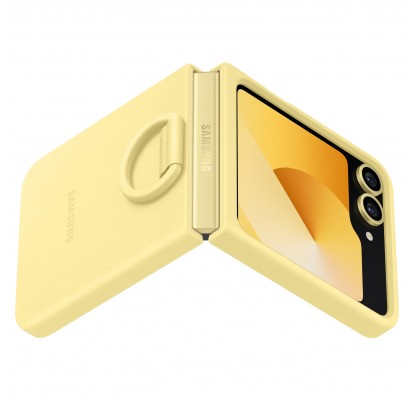 Husa Silicone Case pentru Samsung Galaxy Z Flip6, Yellow